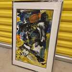 Acryl Schilderij, Walter Van Oel, Acryl, 1987